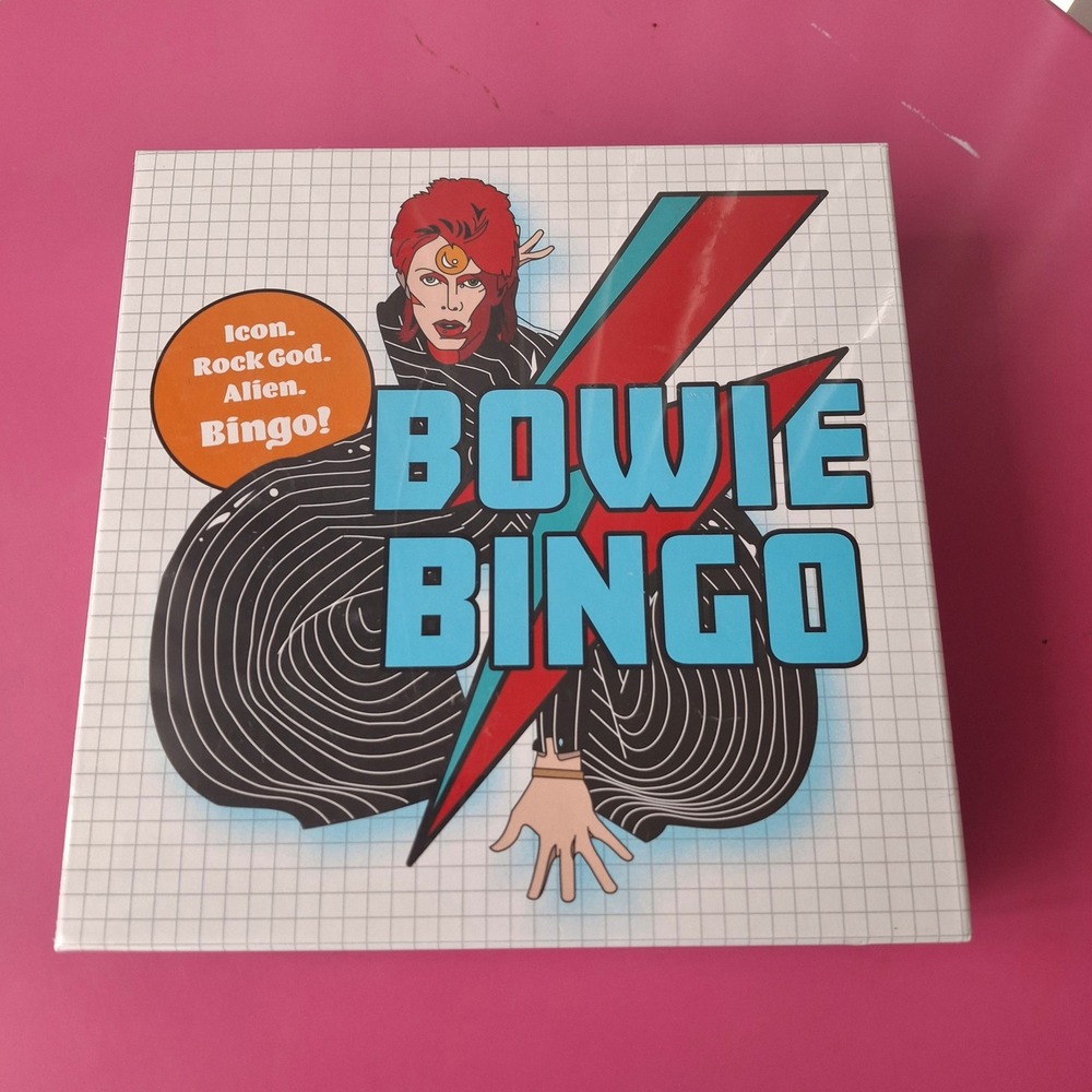 David Bowie Icon Rock God Alien Bingo Game‎ Smith Street Gift Glam Rock NEW